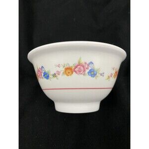 6) New Melamine Ware 6 Oz Bowl Rice Condiment Dip Side Dish ~ Irregular Print